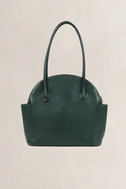 Delvaux Green Mousson Shoulder Bag