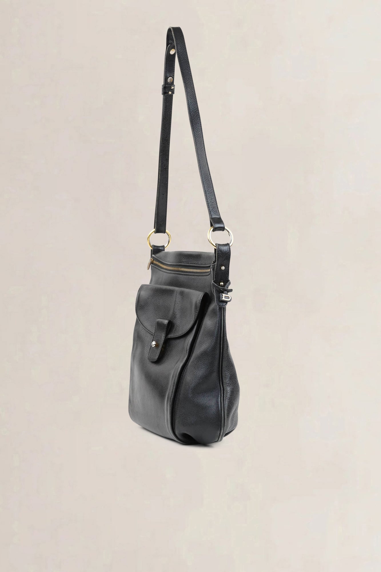 Delvaux Black Flou Shoulder Bag