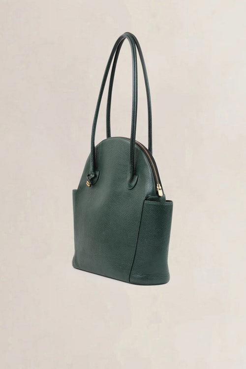 Delvaux Green Mousson Shoulder Bag