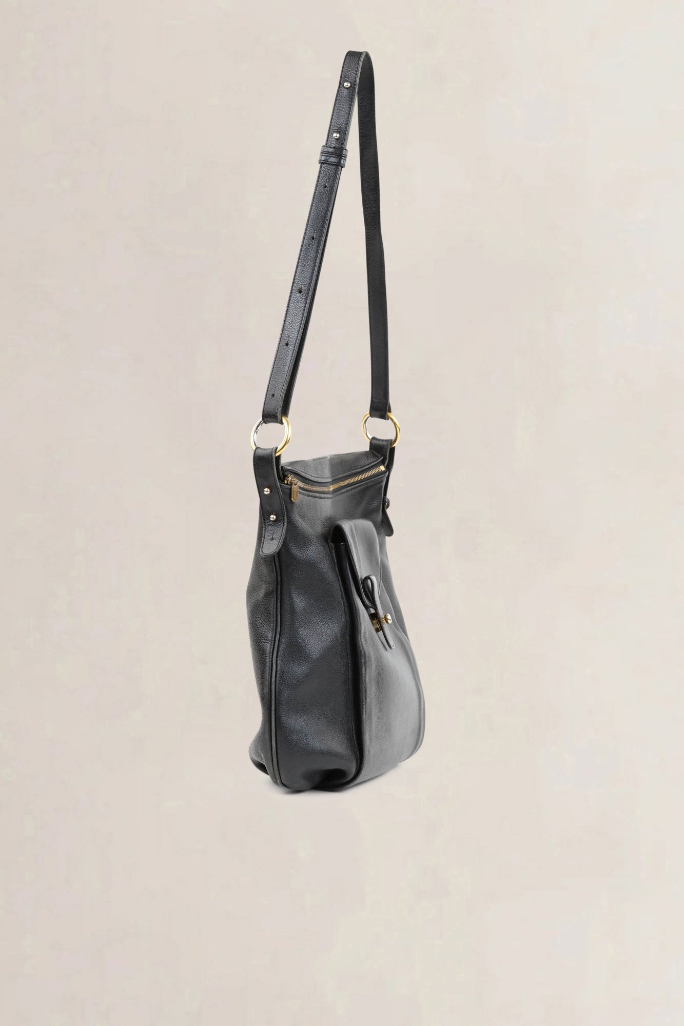 Delvaux Black Flou Shoulder Bag