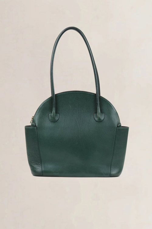 Delvaux Green Mousson Shoulder Bag