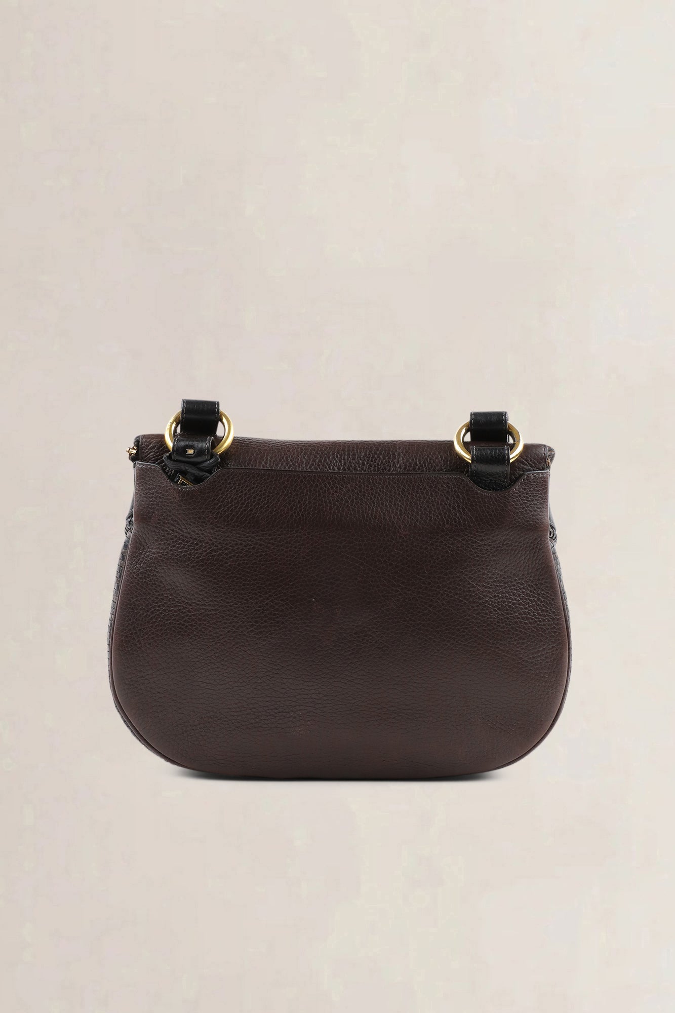 Delvaux Brown Toile De Cuir — vintage
