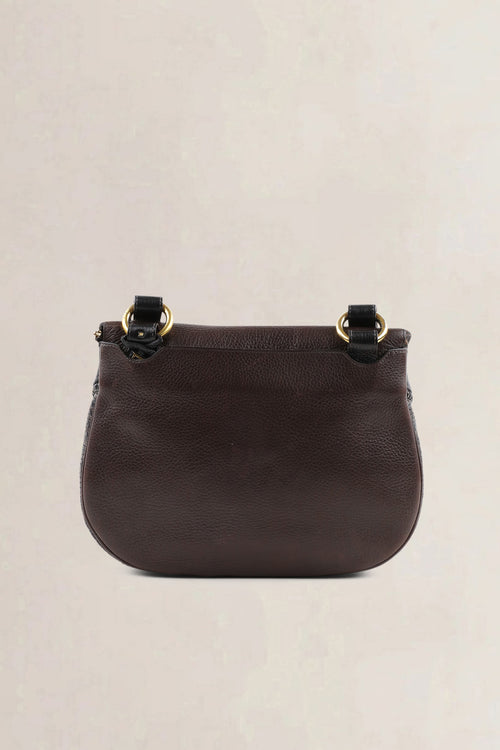 Delvaux Brown Toile De Cuir Crossbody Bag