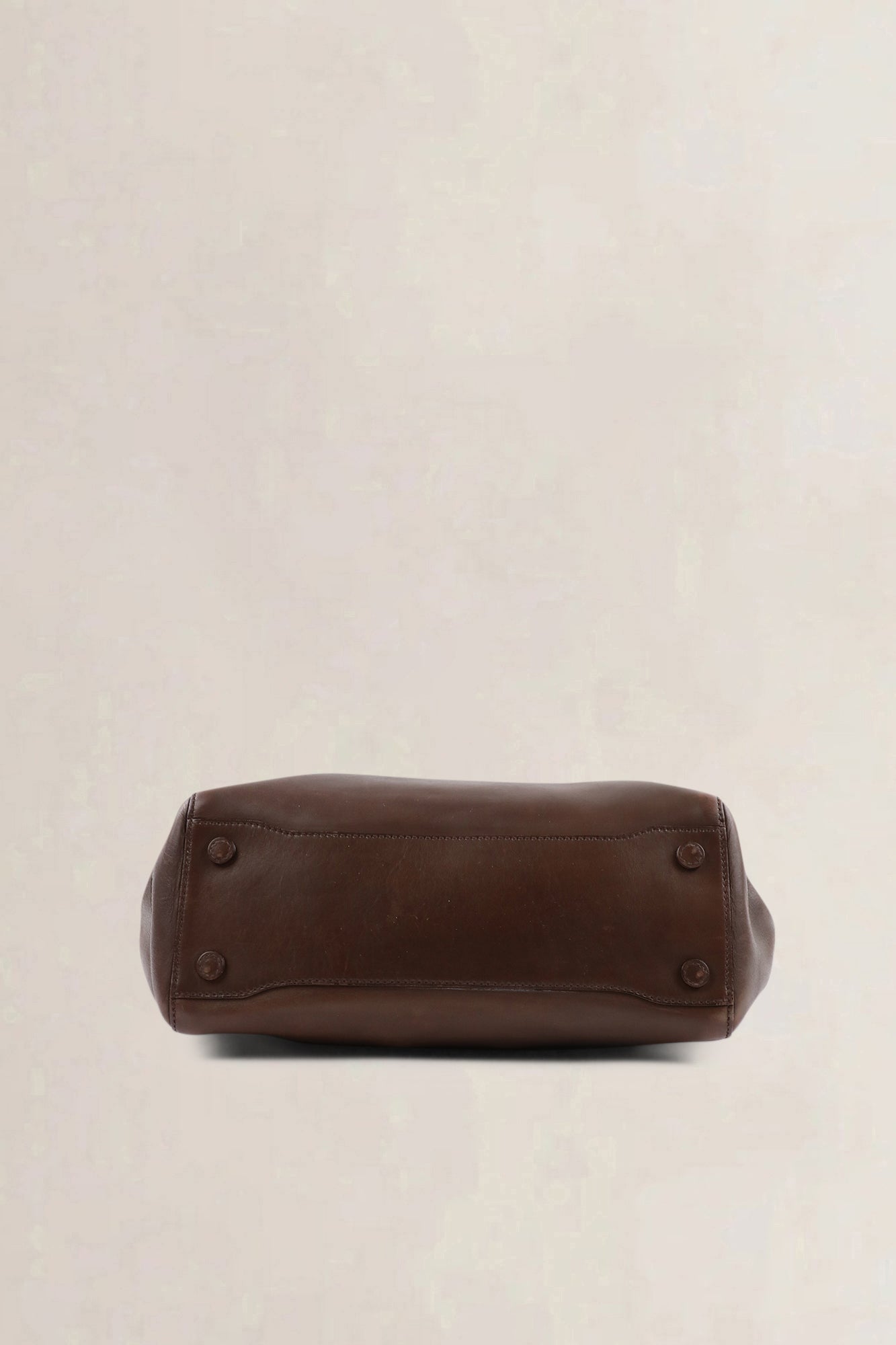 Jil Sander Brown Leather Shoulder Bag