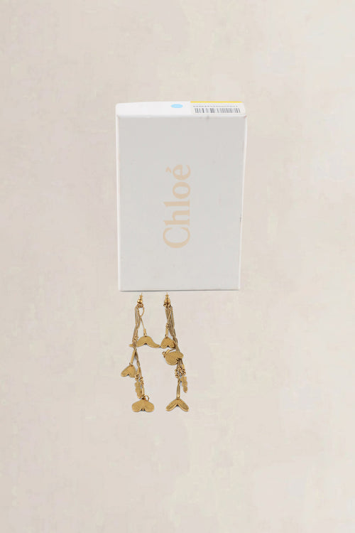Chloé Keira Gold Brass Earrings