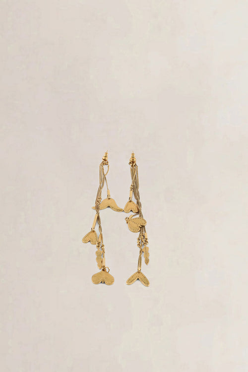 Chloé Keira Gold Brass Earrings