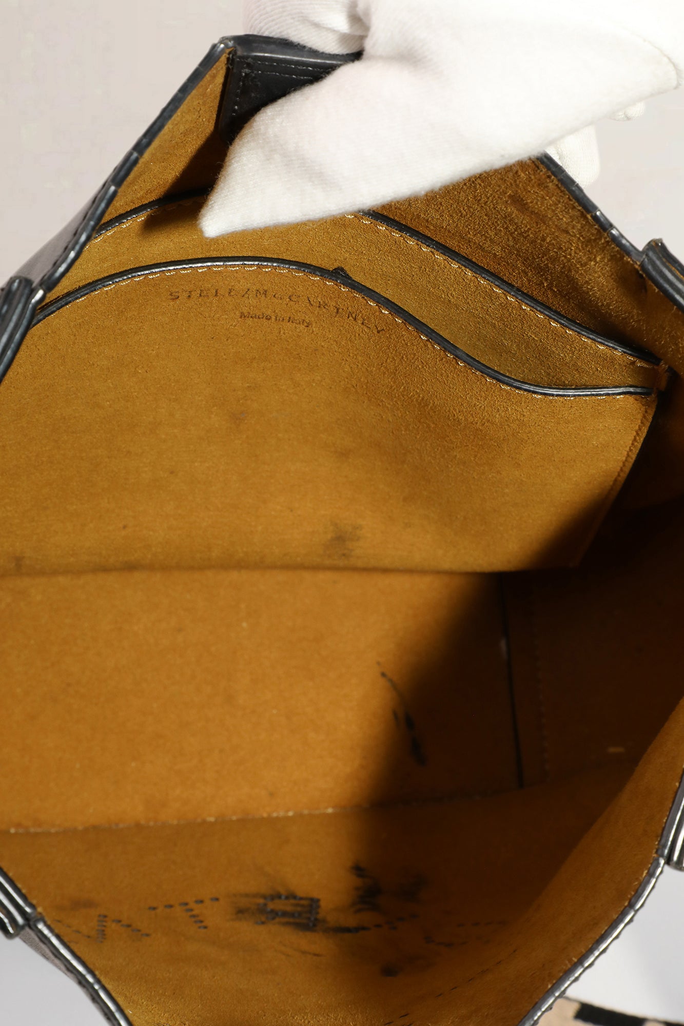 Stella McCartney black vegan leather crossbody — preloved