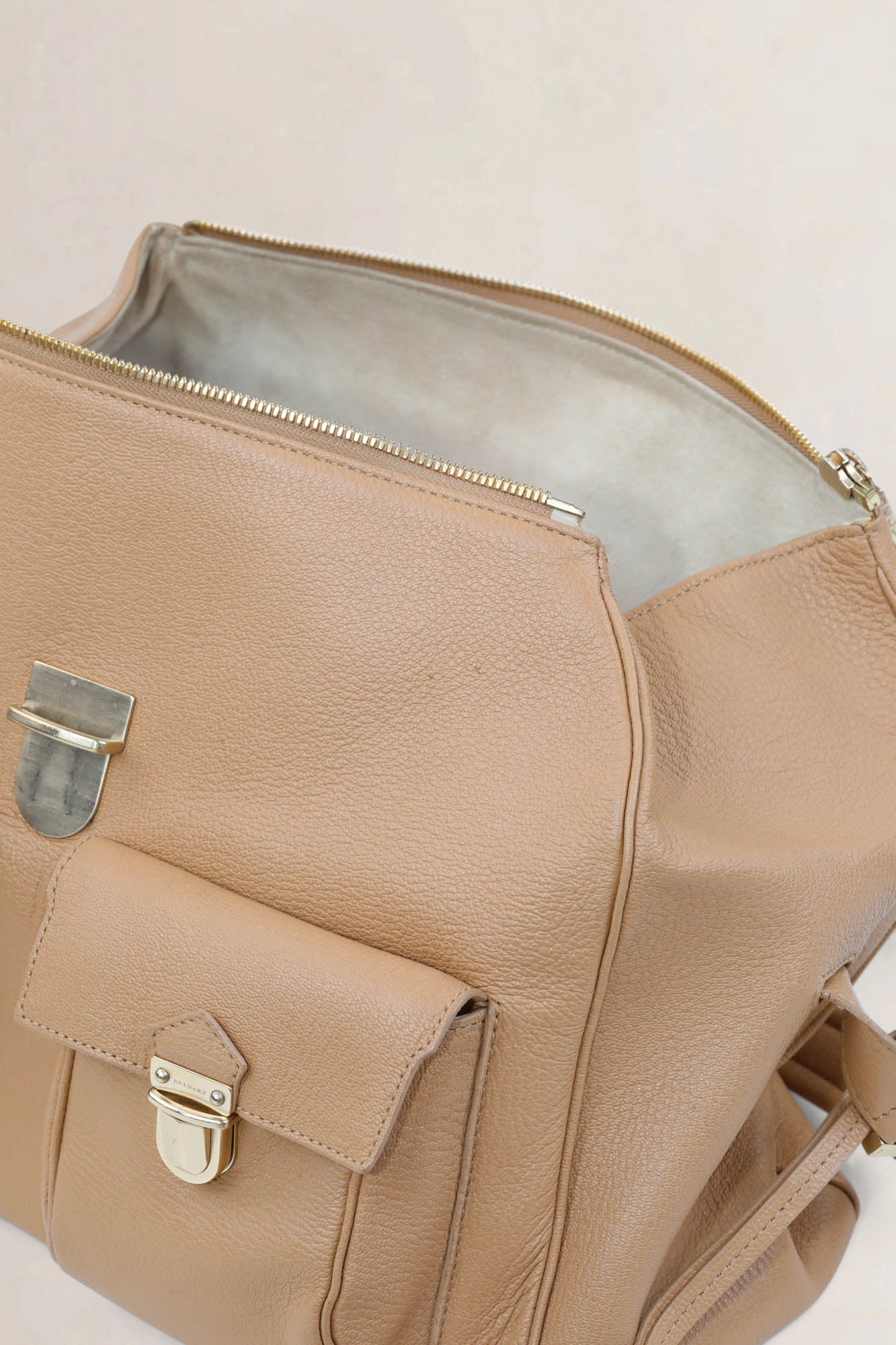 Delvaux Coquin Poches Blush Shoulder Bag