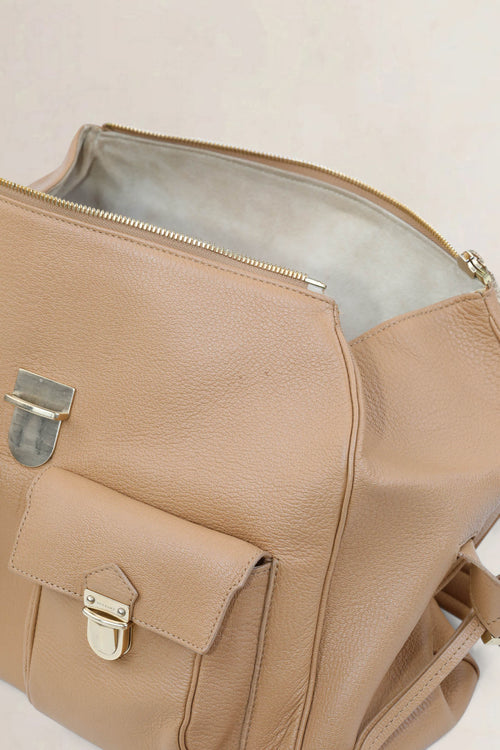 Delvaux Coquin Poches Blush Shoulder Bag