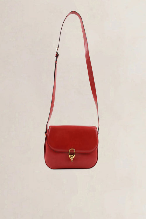 Céline Red Vintage Céline Crossbody Bag