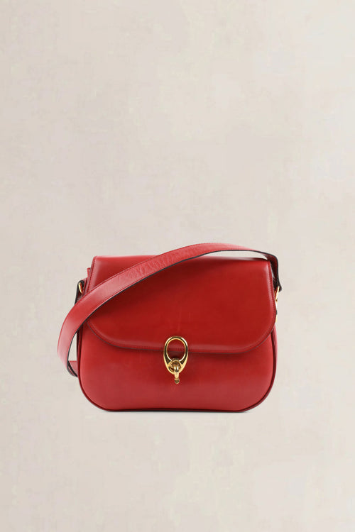 Céline Red Vintage Céline Crossbody Bag