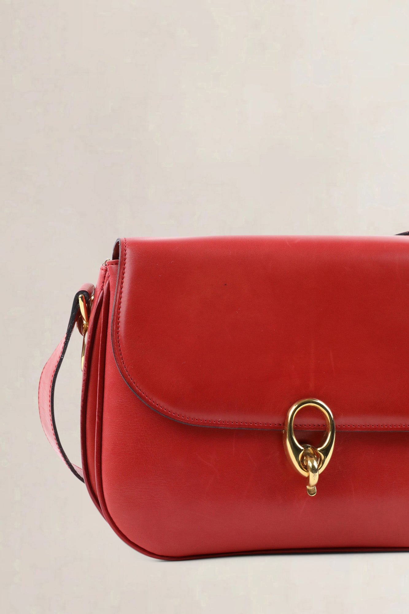 Céline Red Vintage Céline Crossbody Bag