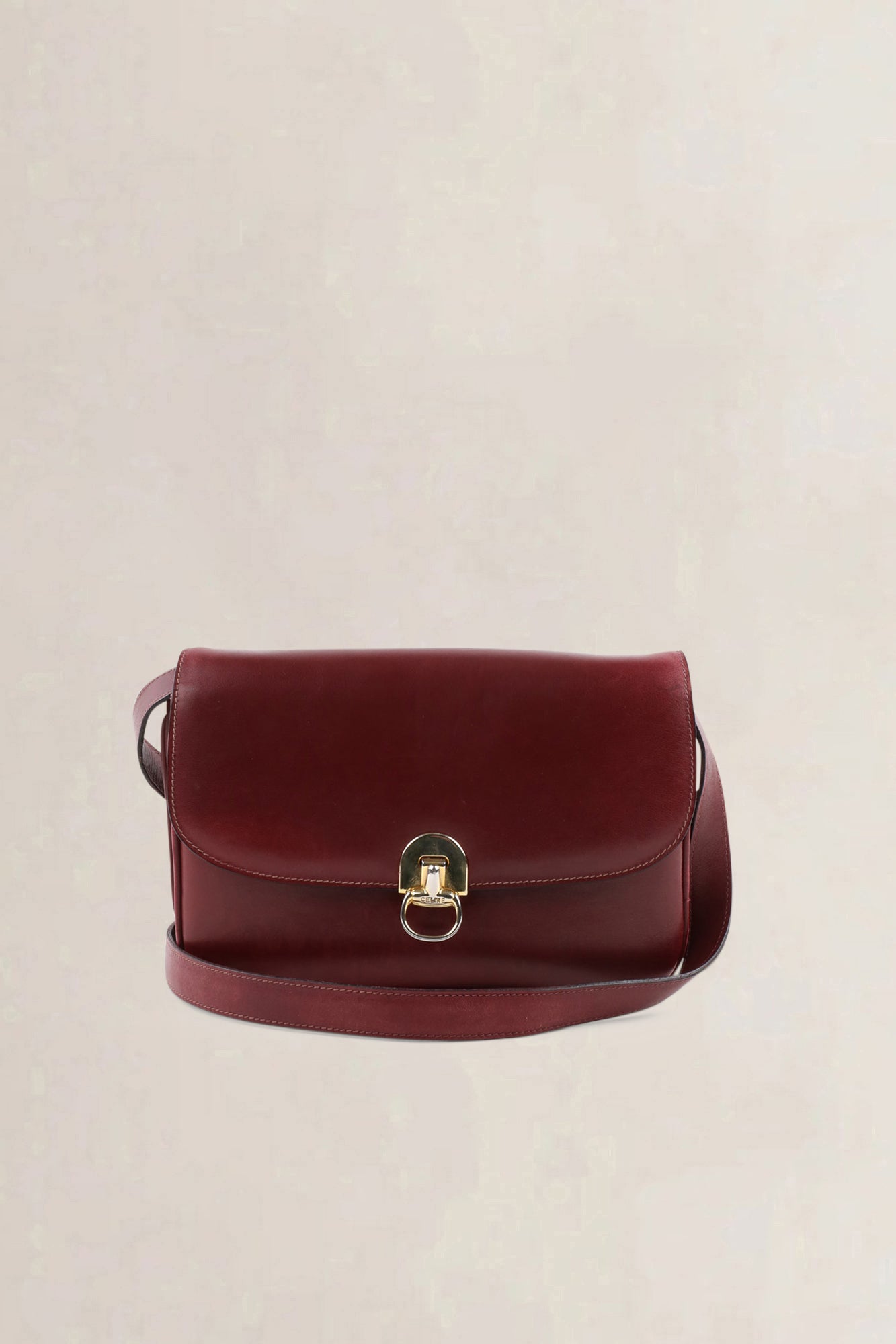 Céline burgundy vintage crossbody bag — vintage