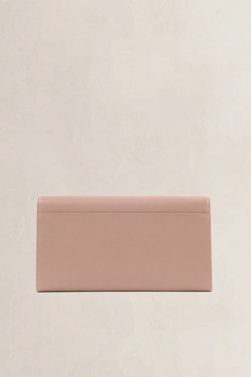Prada Light Pink Saffiano Leather Clutch