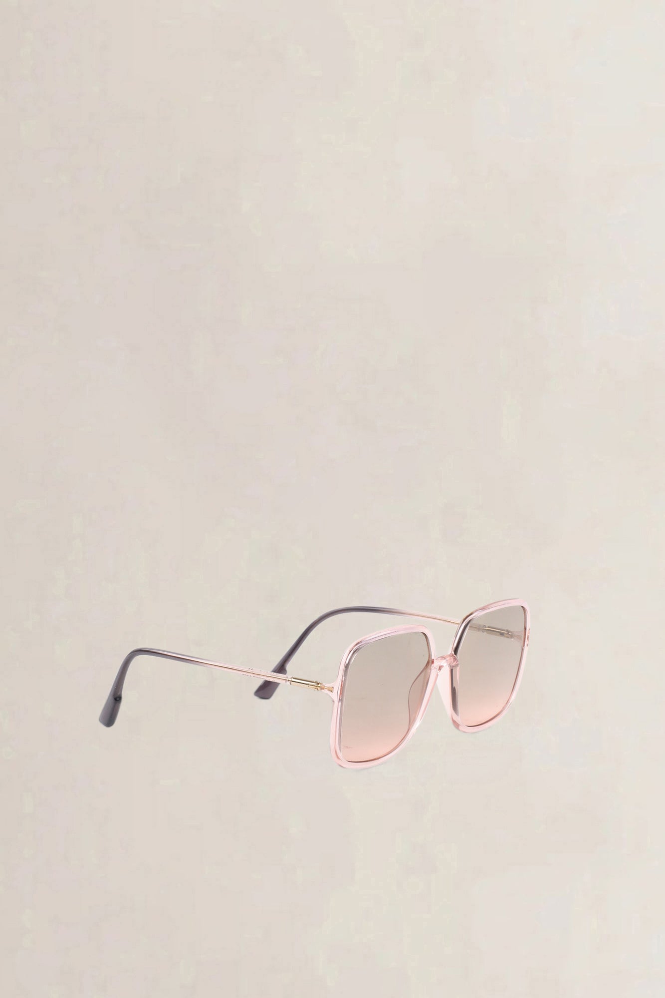Christian Dior oversized square pink sunglasses — preloved