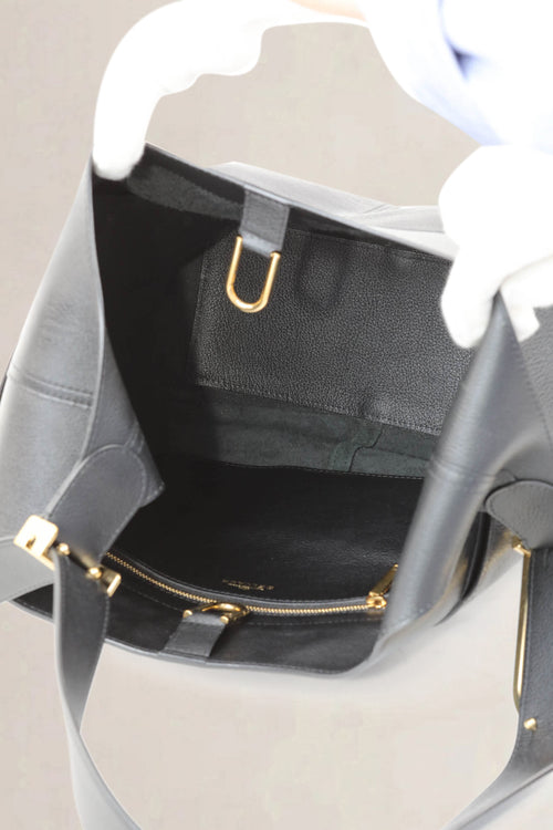 Delvaux Black So Cool MM Sellier Shoulder Bag