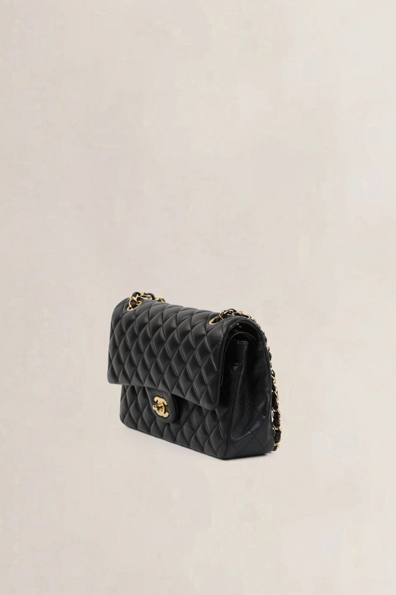 Chanel Black 11.12 Timeless Medium Shoulder Bag