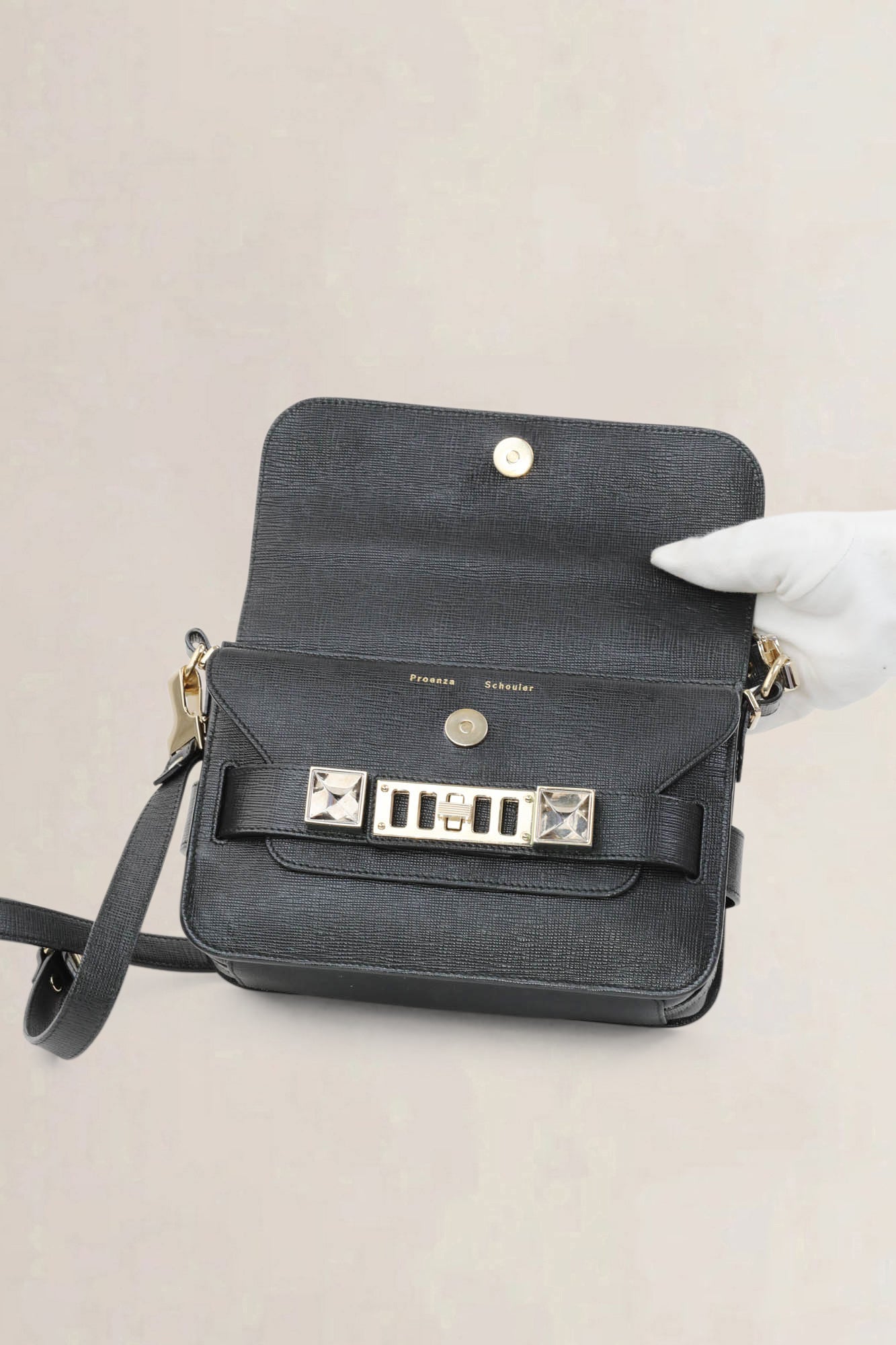 Proenza Schouler Black PS11 Crossbody Bag