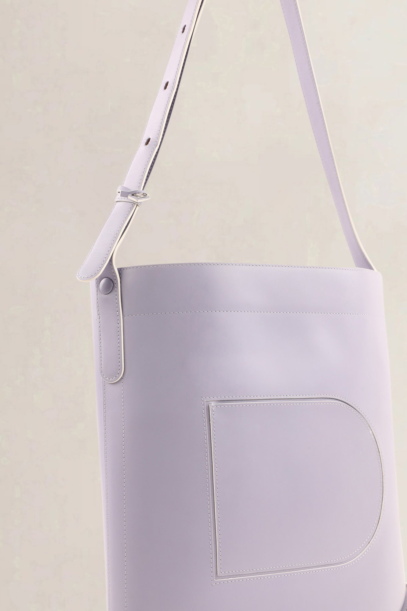 Delvaux Le Pin lilac Box Calf set + wallet — preloved