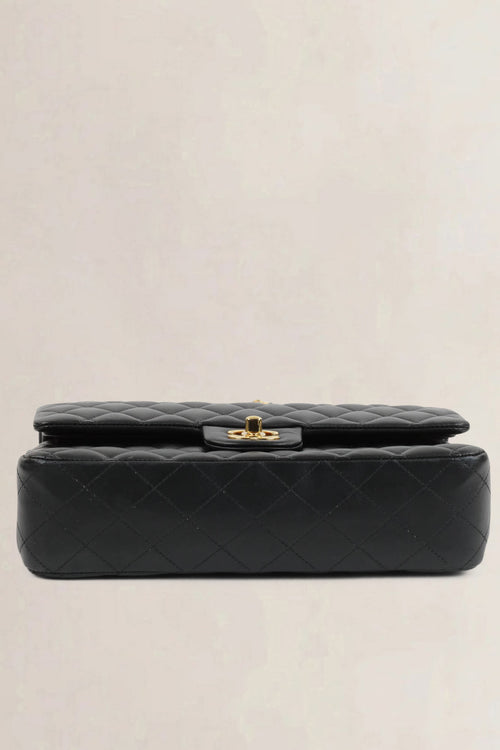 Chanel Black 11.12 Timeless Medium Shoulder Bag