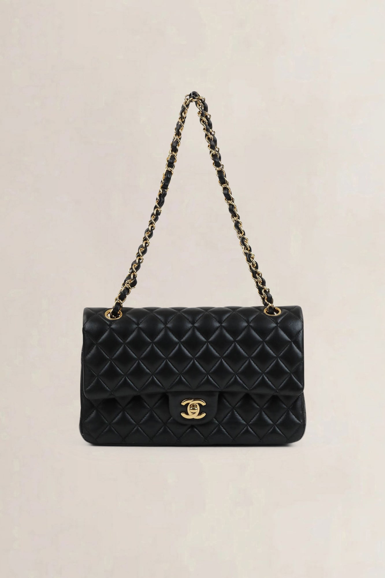 Chanel Black 11.12 Timeless Medium Shoulder Bag