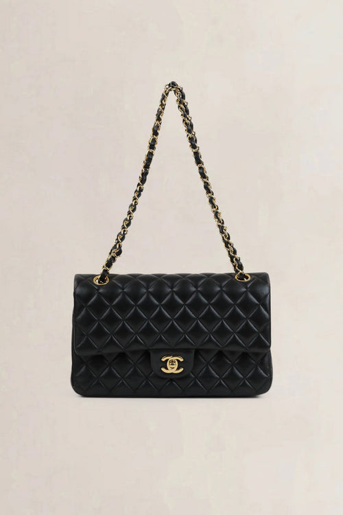 Chanel Black 11.12 Timeless Medium Shoulder Bag