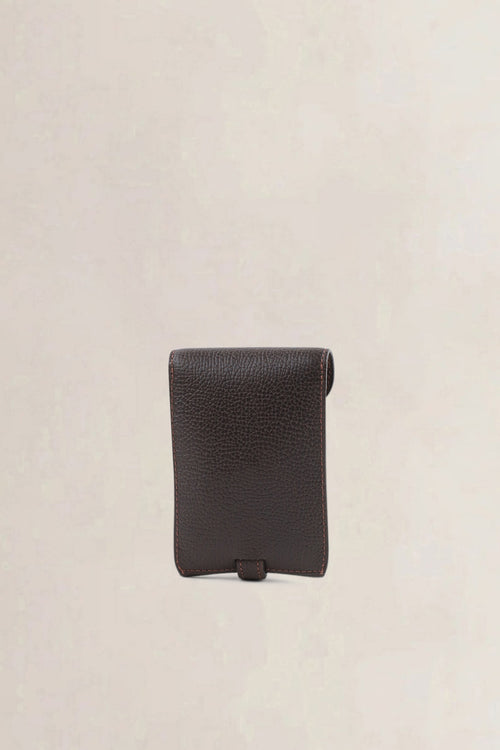 Delvaux Brown Leather Key Chain