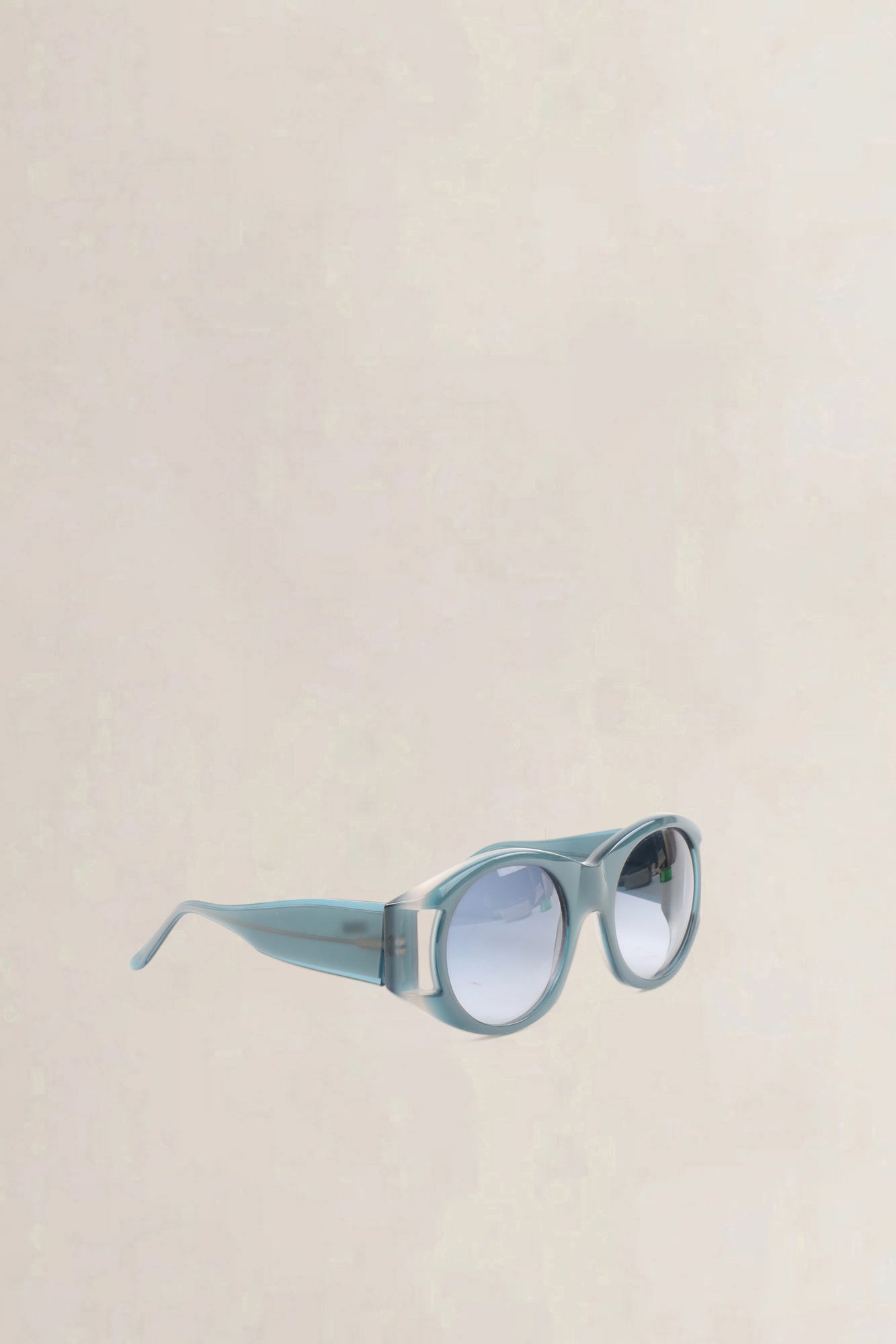 Marni blue rounded statement sunglasses — preloved