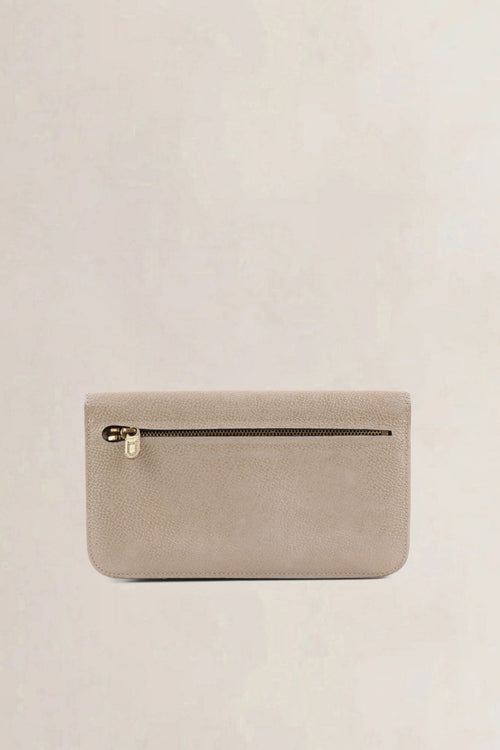 Delvaux Taupe Escudo Wallet