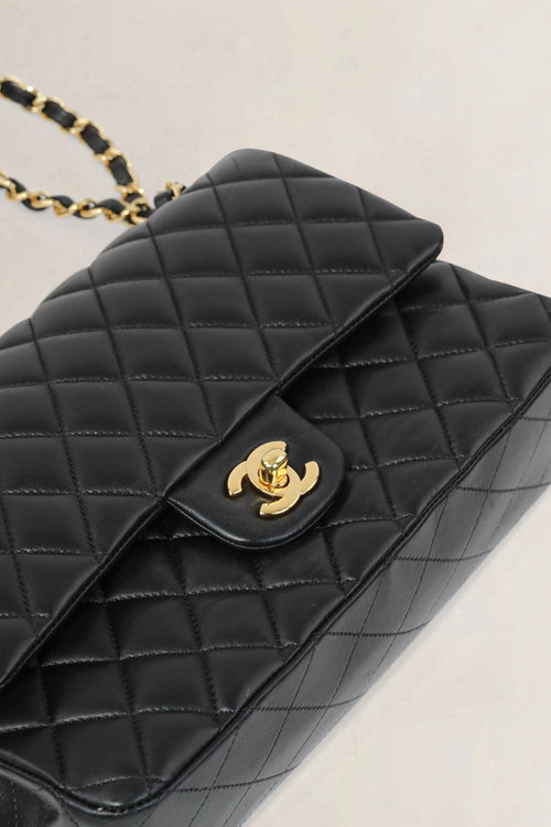 Chanel Black 11.12 Timeless Medium Shoulder Bag