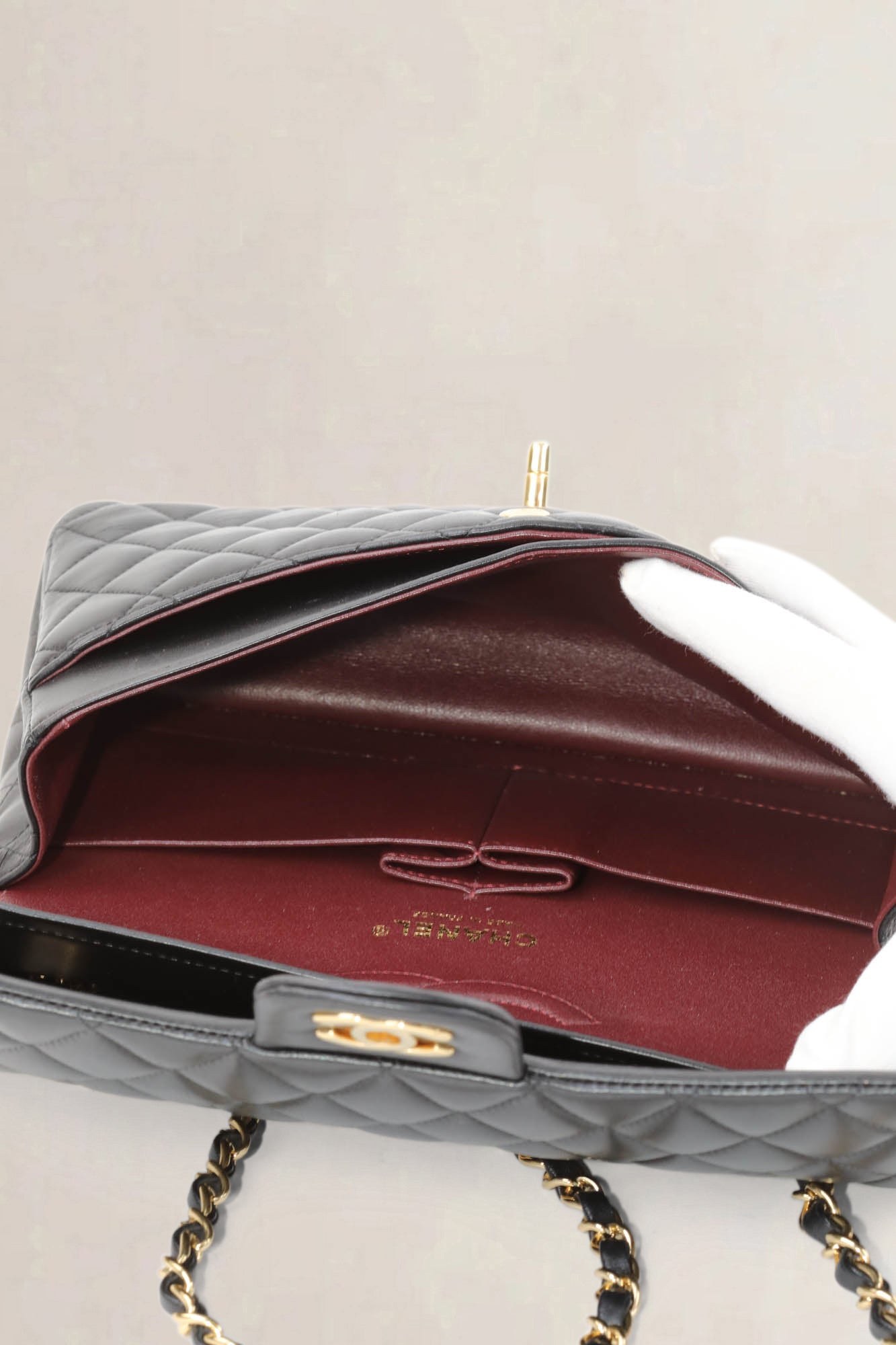 Chanel Black 11.12 Timeless Medium Shoulder Bag