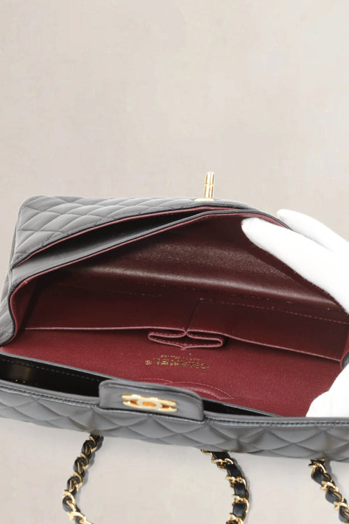 Chanel Black 11.12 Timeless Medium Shoulder Bag