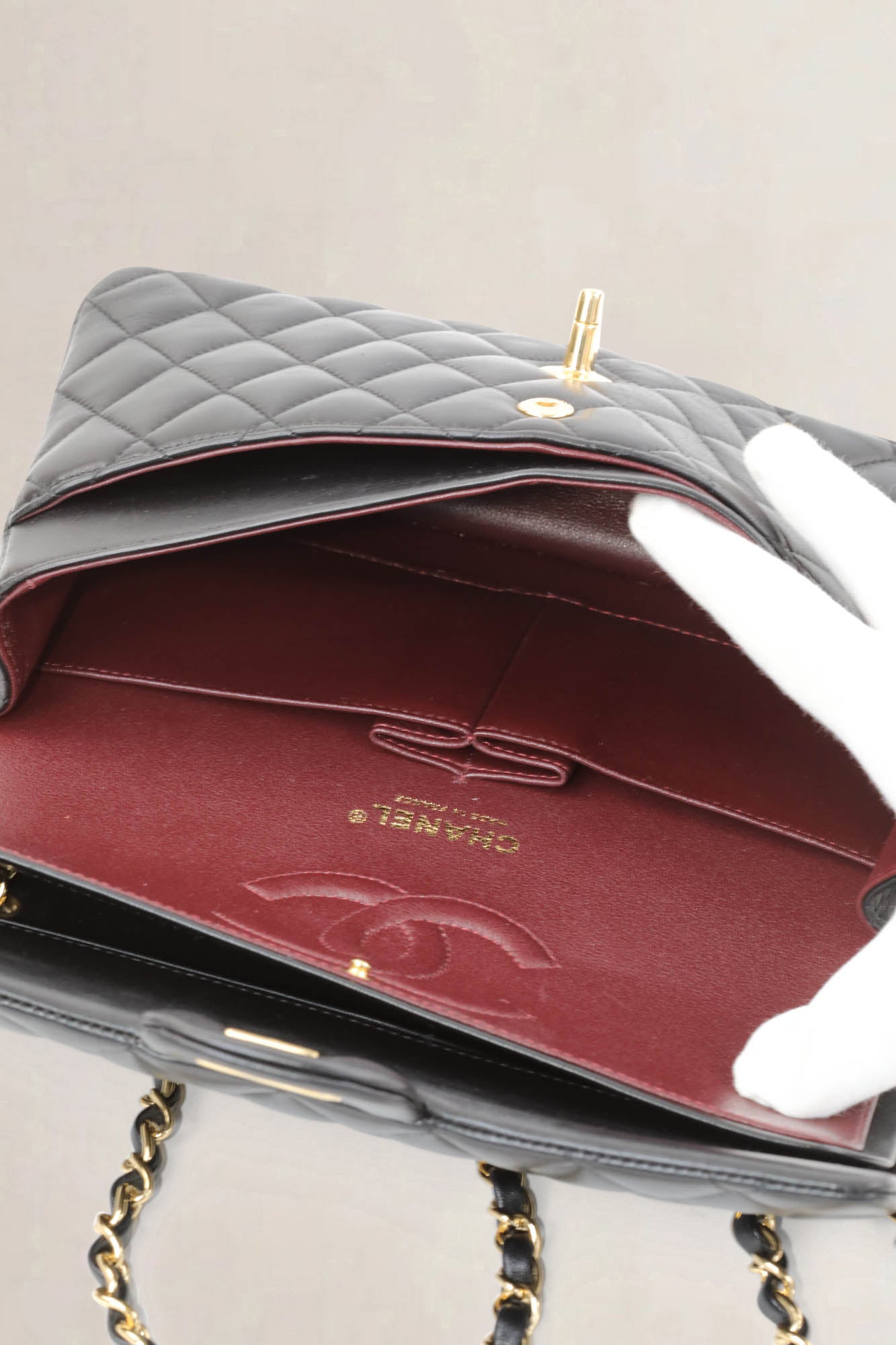 Chanel Black 11.12 Timeless Medium Shoulder Bag