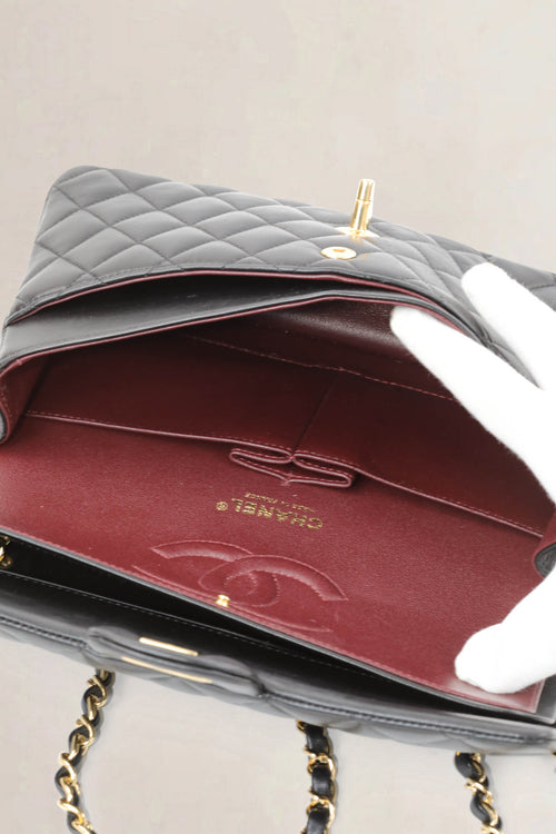 Chanel Black 11.12 Timeless Medium Shoulder Bag