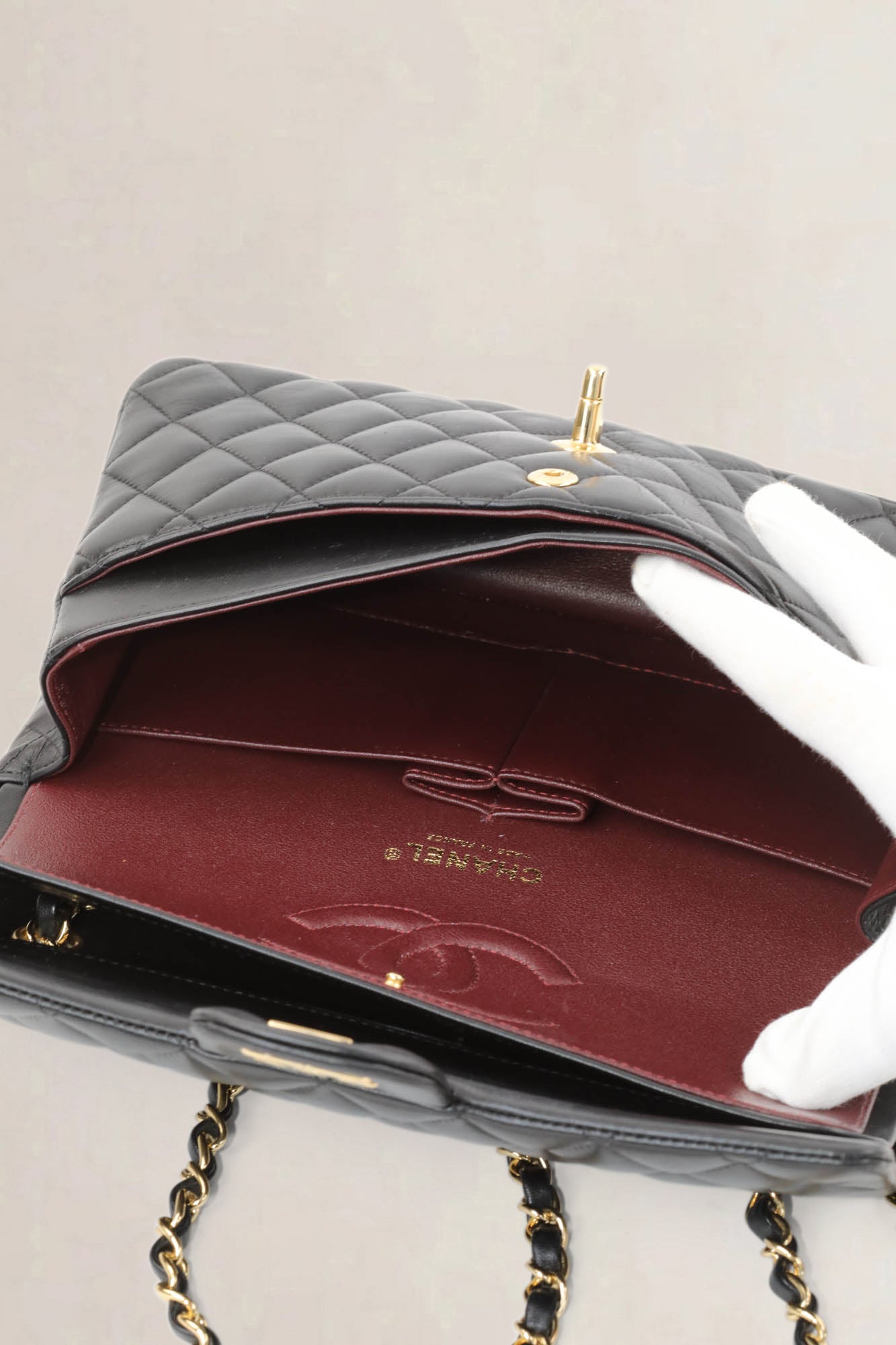 Chanel Black 11.12 Timeless Medium Shoulder Bag