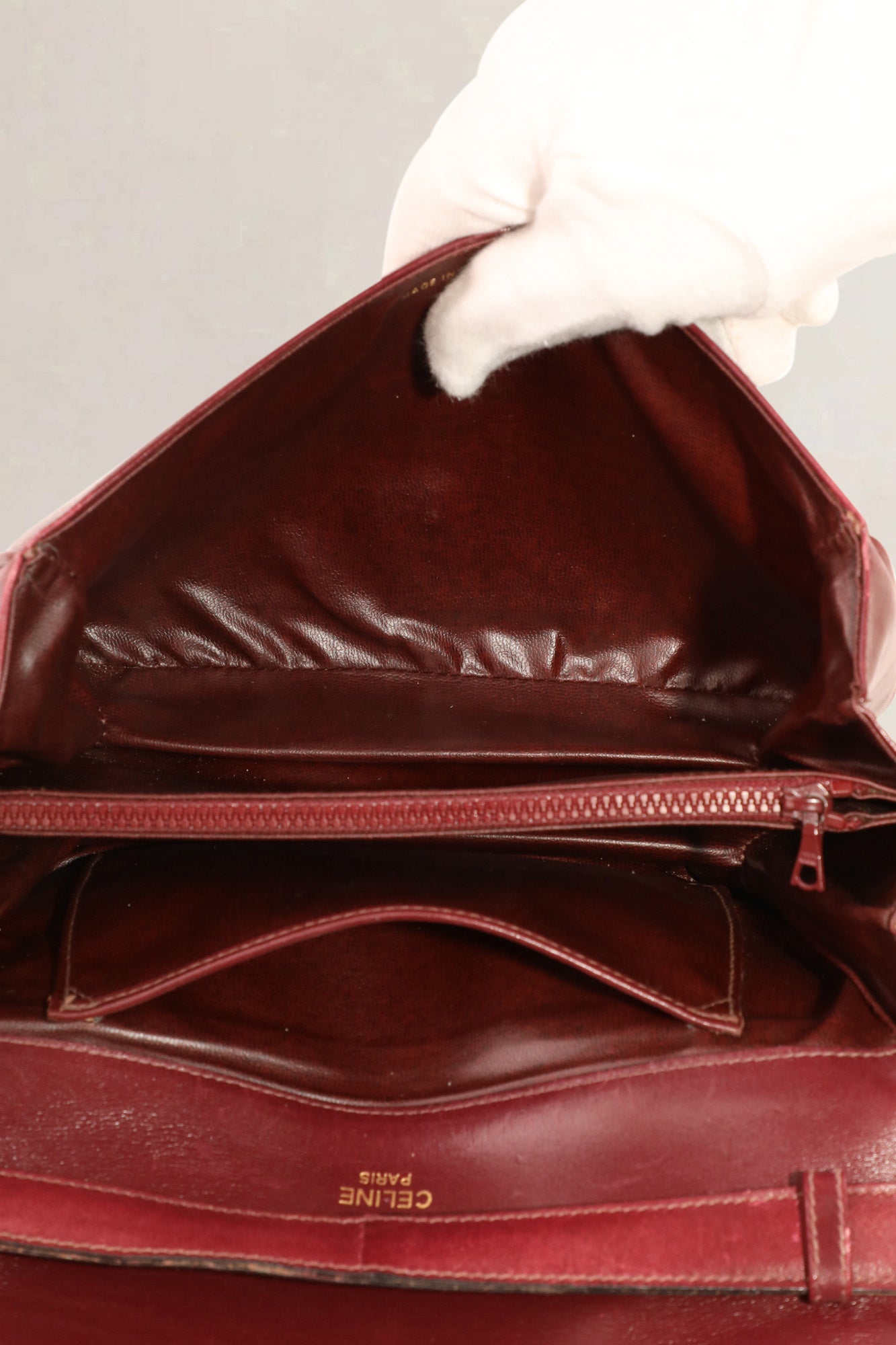Céline burgundy vintage crossbody bag — vintage