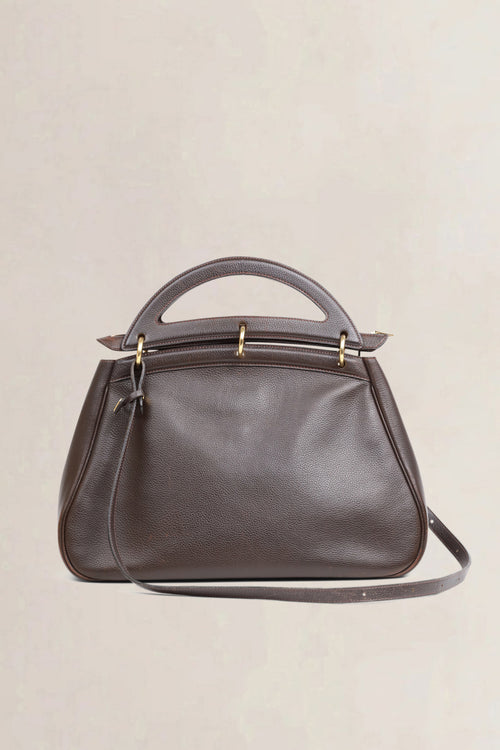 Delvaux Brown Mango GM Crossbody Bag