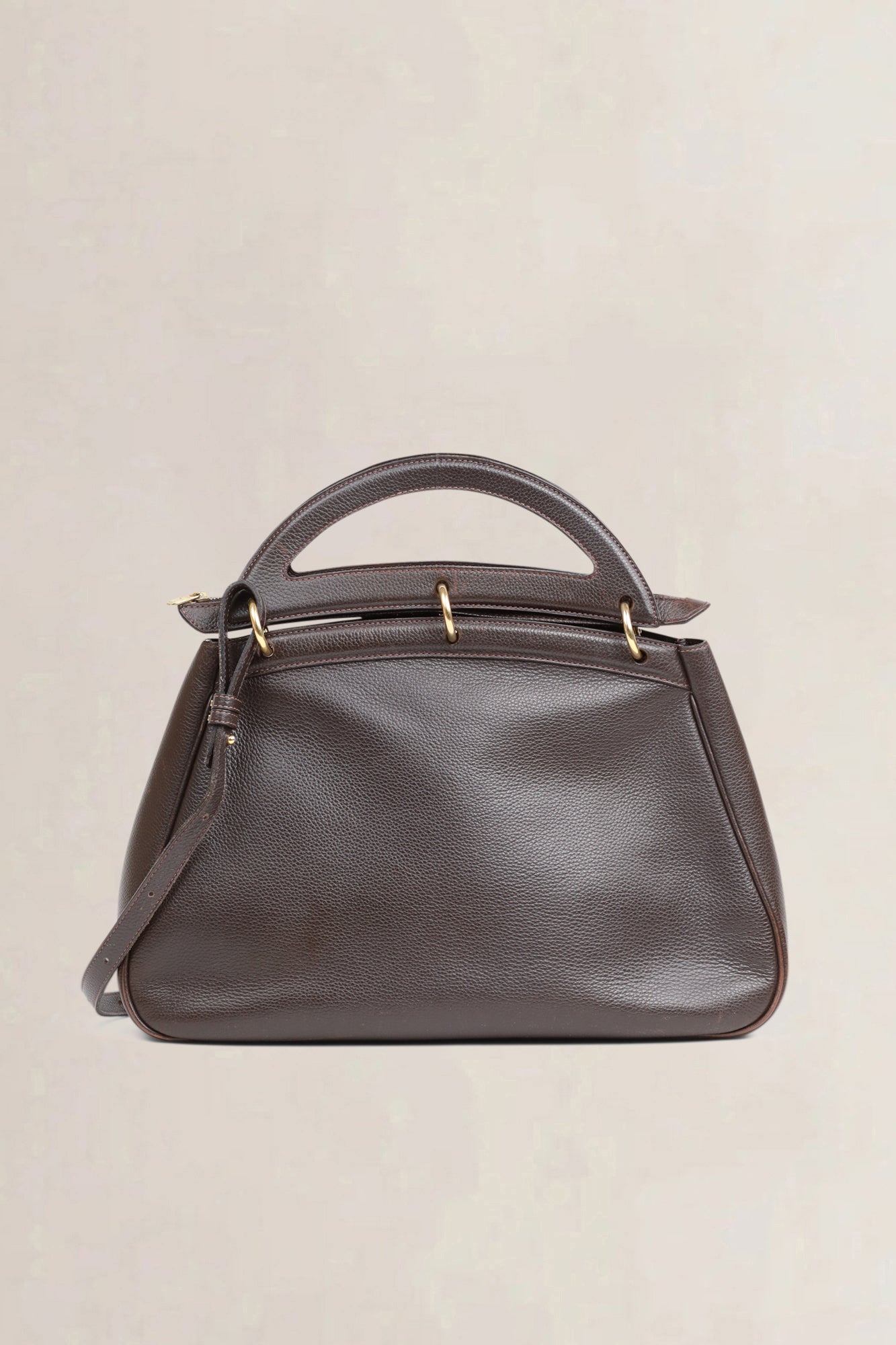 Delvaux Brown Mango GM Crossbody Bag