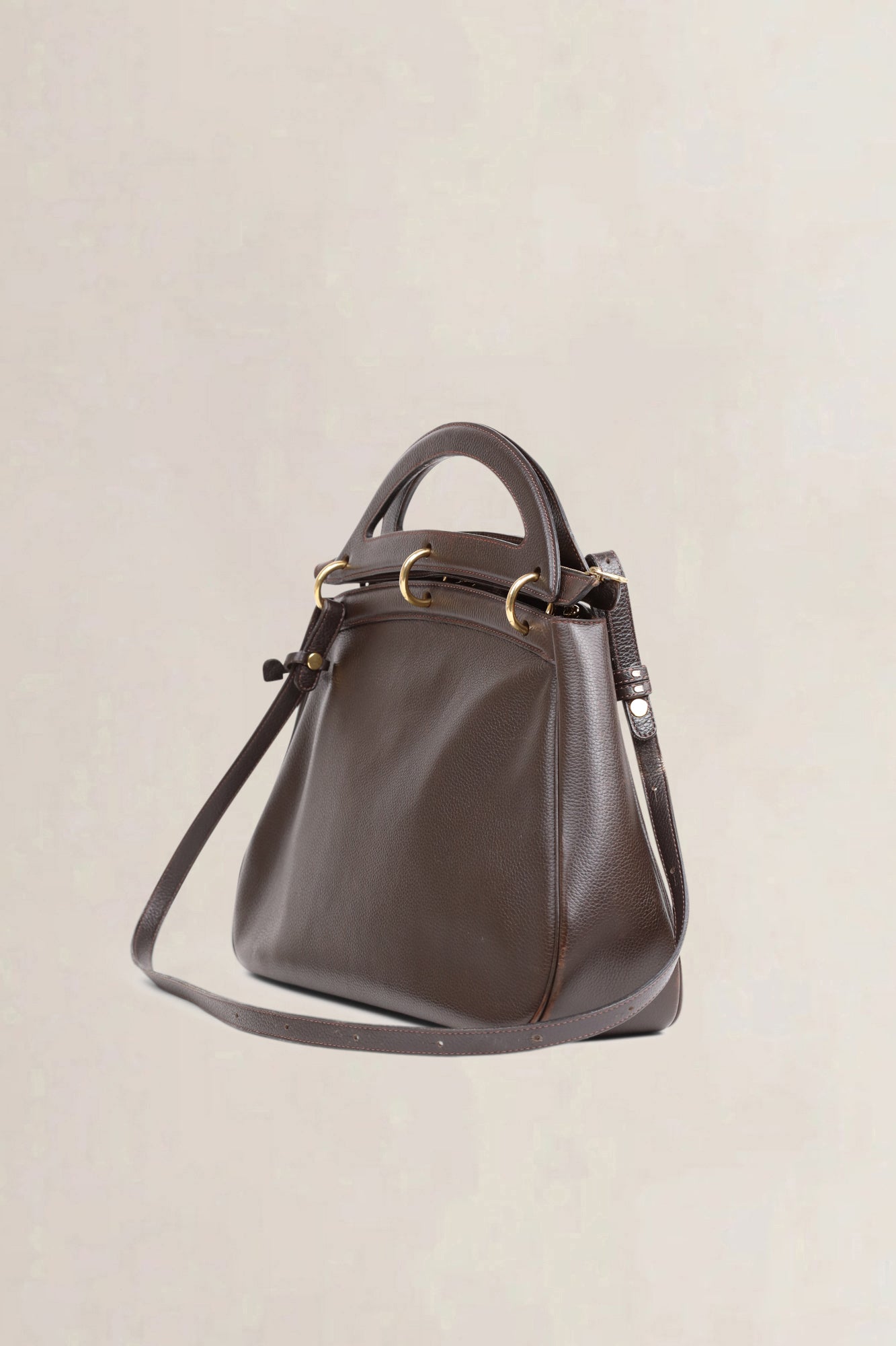 Delvaux Brown Mango GM Crossbody Bag