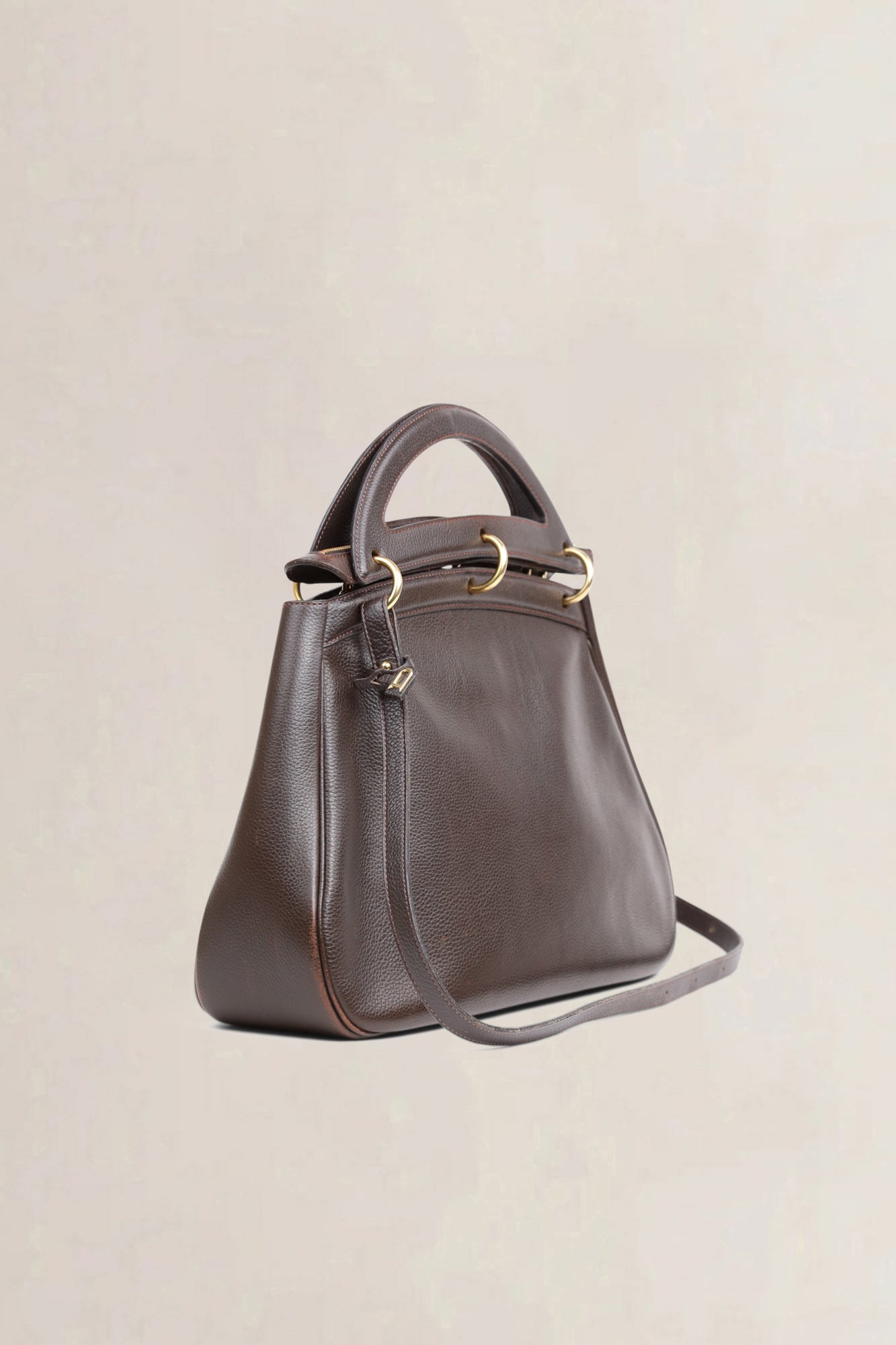 Delvaux Brown Mango GM Crossbody Bag