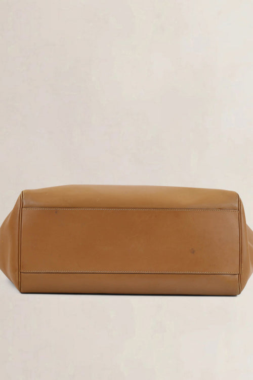 Delvaux Camel Louise Satchel Allure Shoulder Bag