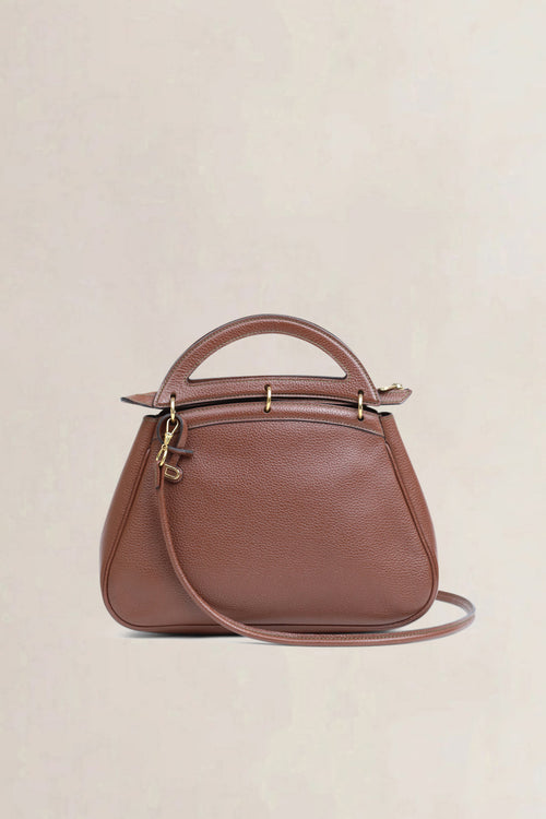 Delvaux Brown Mango PM Crossbody Bag