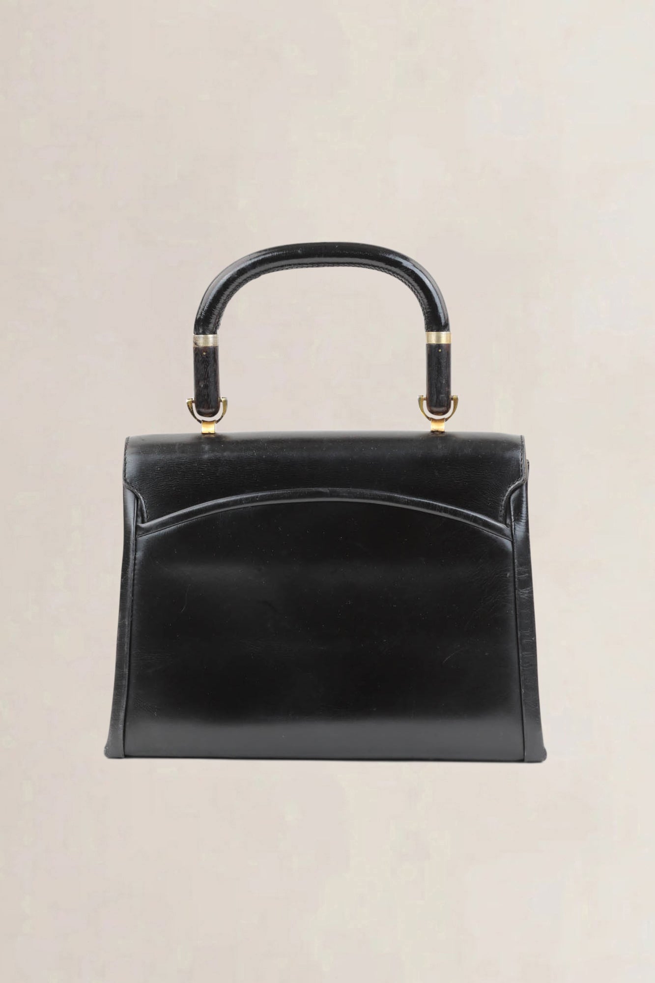 Gucci Vintage Black Top Handle Bag