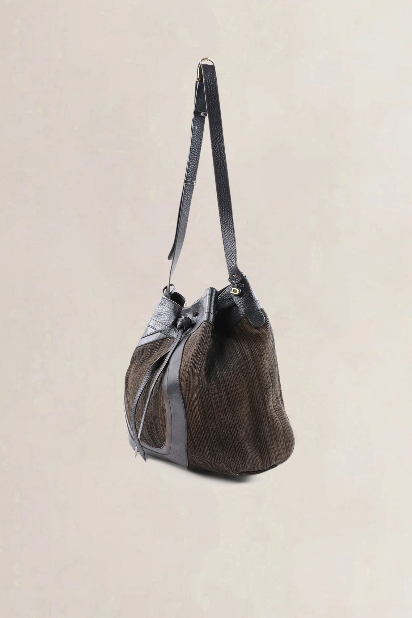 Delvaux Desert Toile de Cuir brown — vintage