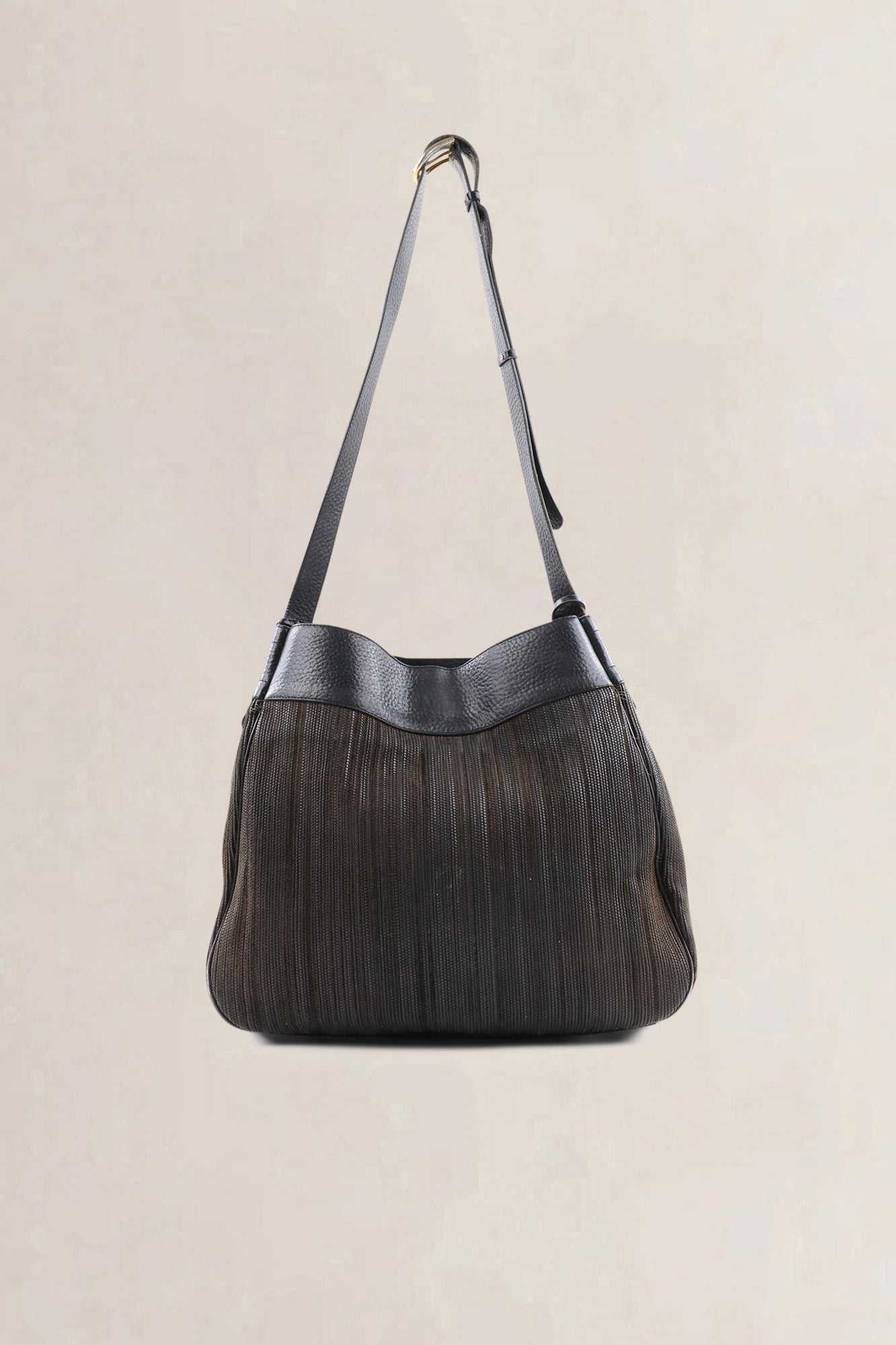 Delvaux Desert Toile de Cuir brown — vintage