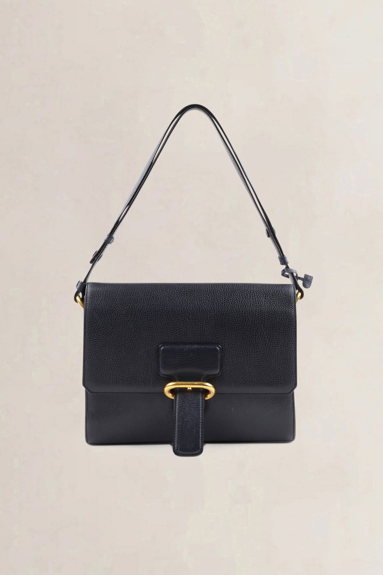 Delvaux Blue Leather Crossbody Bag