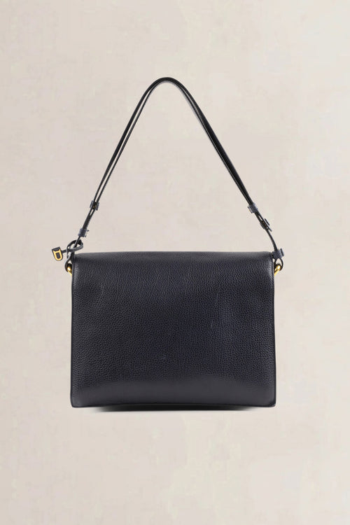Delvaux Blue Leather Crossbody Bag