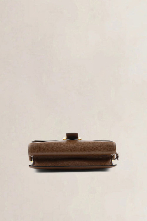 Delvaux Brown Leather Crossbody Bag