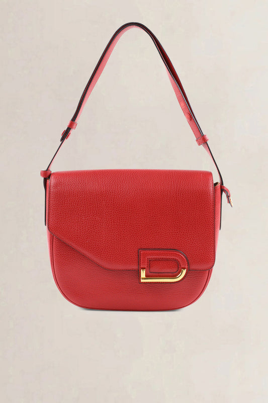 Delvaux Red Diva Crossbody Bag