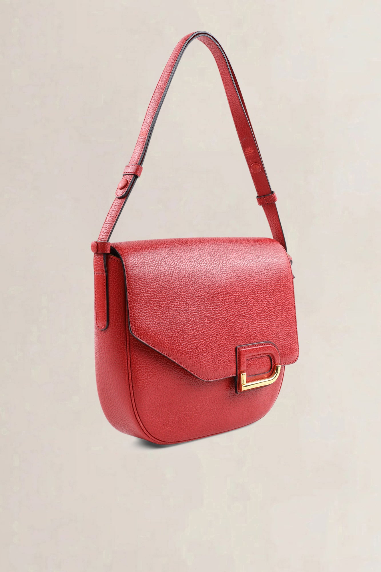 Delvaux Red Diva Crossbody Bag